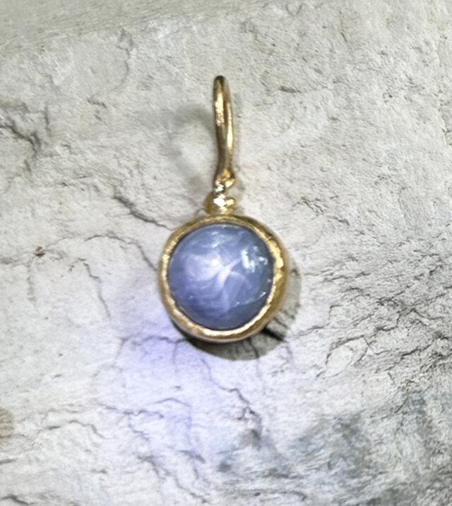 K24純金◇スター・サファイア◇1.70CT◇ ペンダントトップ | iichi