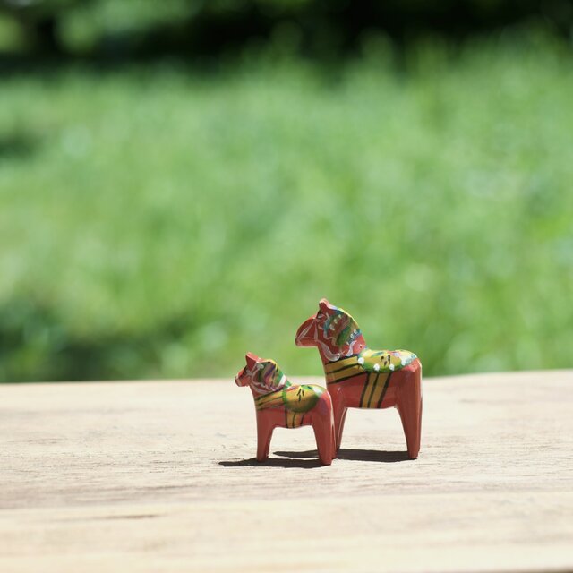Dalahäst Dala Horse ダーラヘスト ダーラナホース レッド 4cm | iichi