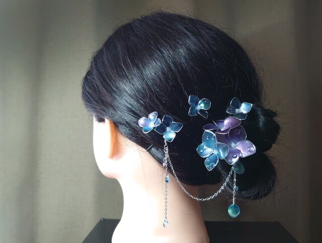 紫陽花【雫】 | iichi 日々の暮らしを心地よくするハンドメイドや
