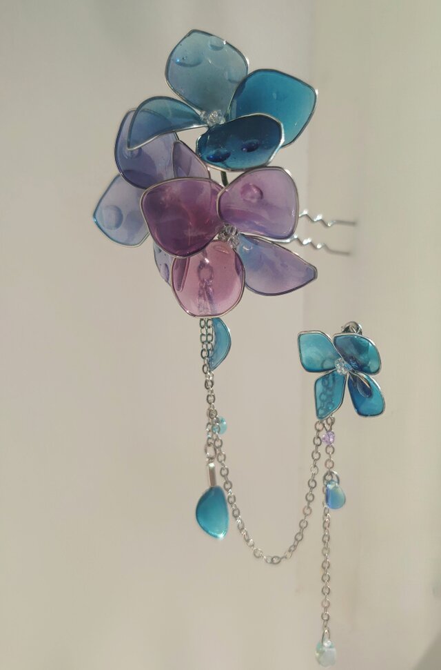 紫陽花【雫】 | iichi 日々の暮らしを心地よくするハンドメイドや