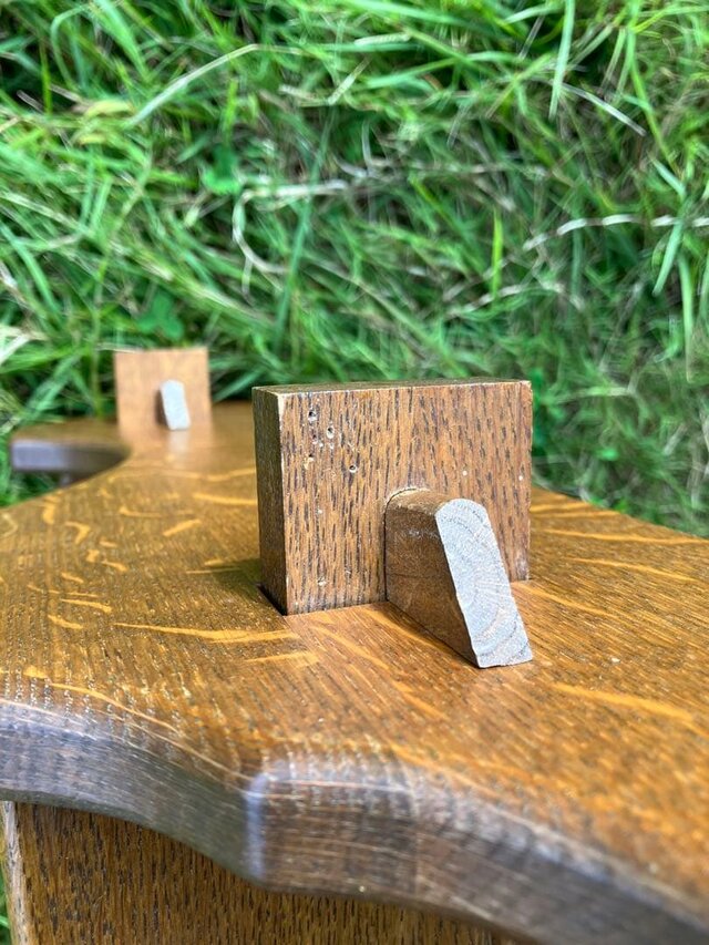 組立壁掛飾棚 ウォールラックシェルフ オーク材 カップボード ドイツ