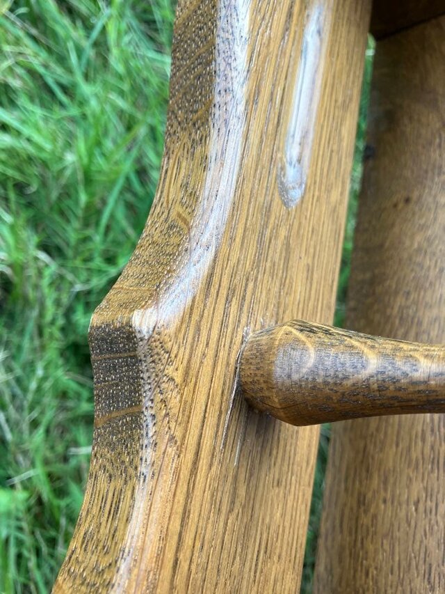 組立壁掛飾棚 ウォールラックシェルフ オーク材 カップボード ドイツ