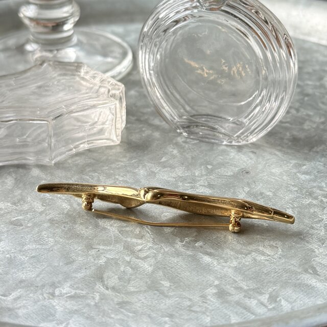 SCM52-【 Monet 】モネ・ヴィンテージブローチ 1980's Wing Motif Gold