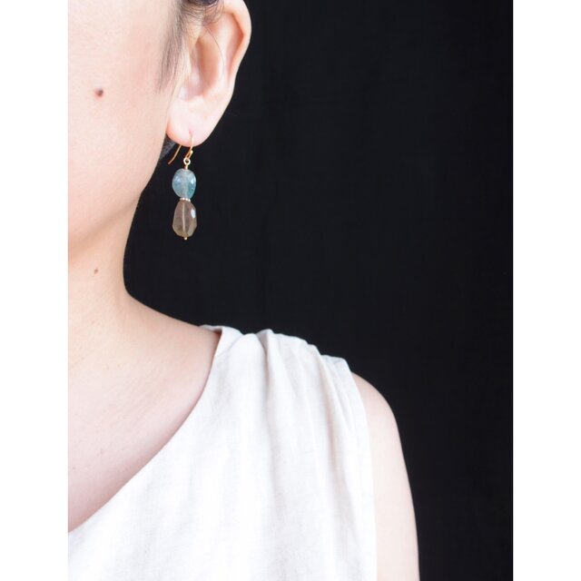 Sky Blue Kyanite × Labradorite ／カイヤナイト×ラブラドライト