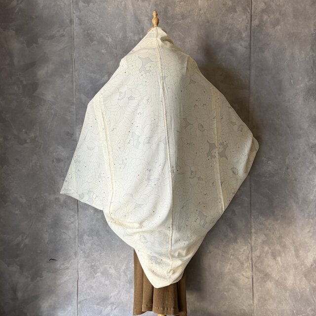 0002 着物リメイク 絽 モモンガ型 ジャケット/ kimono vintage cloth