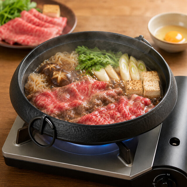 お取り寄せ】南部鉄器 鉄鍋 すき焼き鍋 美肌 小 21cm 日本製 直火・IH