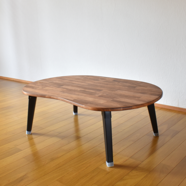 円卓　池田木工　折りたたみ脚　フロアー丸テーブル　直径85cm たたみ脚の豆テーブル｜オマケ付き | iichi 日々の暮らしを心地よく