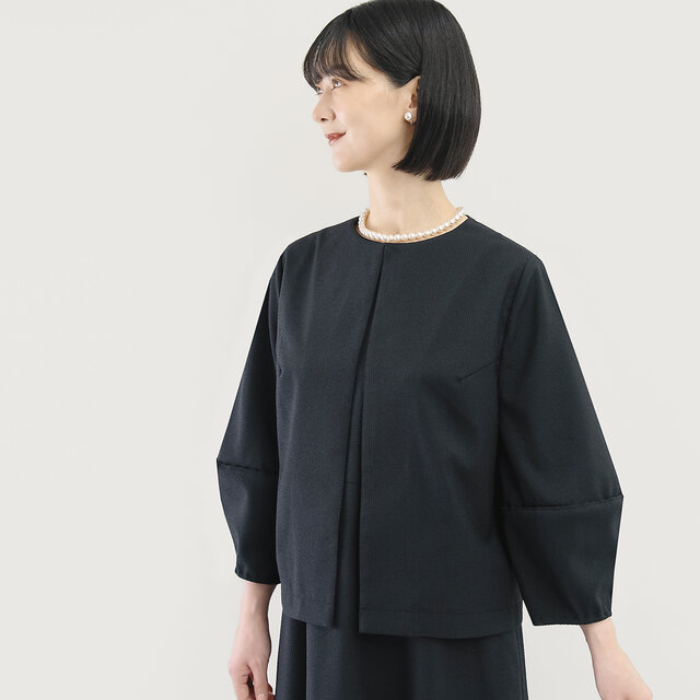 新品タグ付き　Deuxieme Classe J-LINEN ガウン　黒 夏の人気No.1 吸水速乾 体感温度を下げる プレミアム機能性素材
