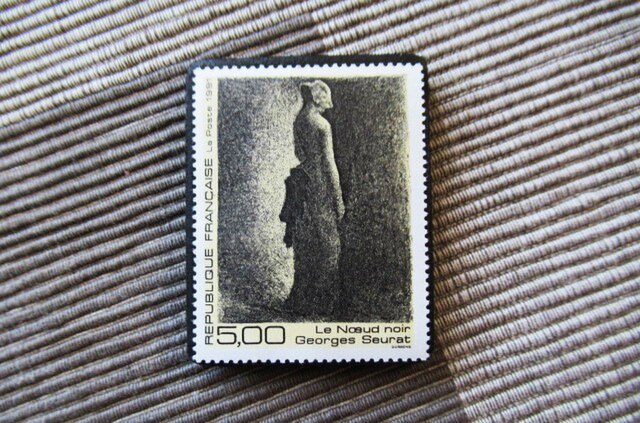 フランス 美術1991年 切手ブローチ10974 | iichi 日々の暮らしを