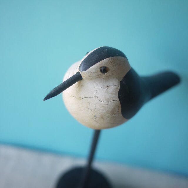 鳥のオブジェ モノトーンの鳥 ドイツ | iichi 日々の暮らしを心地よく