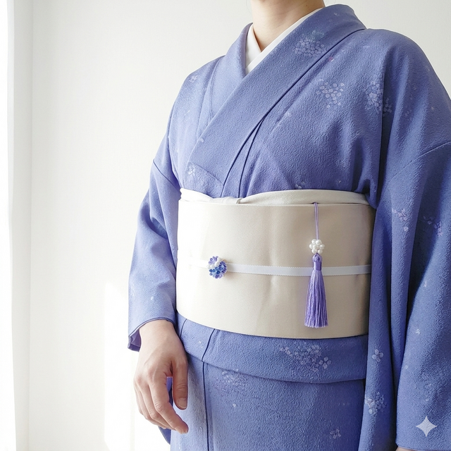 帯留め 】 紫陽花の彩 / 着物 和装 浴衣 紫陽花 あじさい 夏 浴衣 紫
