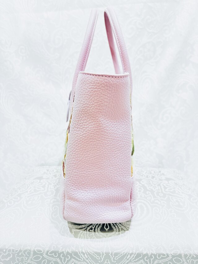 kimonobag 唐織帯リメイク 040 着物バッグ 利休バッグ 着物リメイク