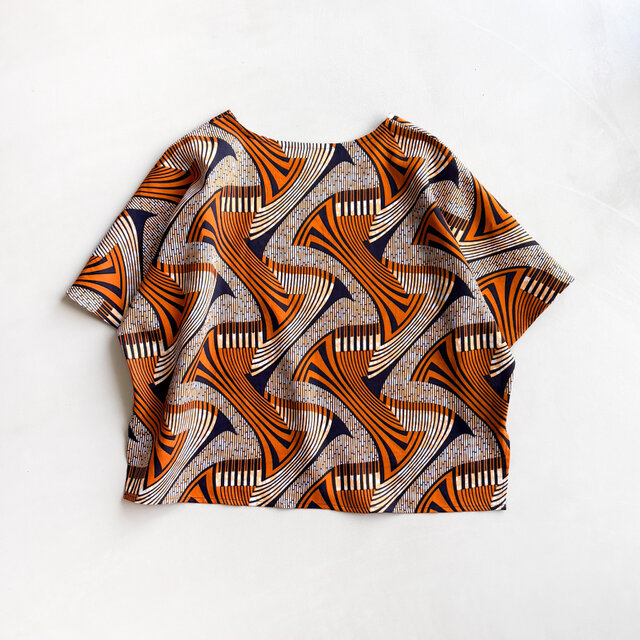 アフリカンワックスプリント Tシャツ Lesedi | iichi 日々の暮らしを