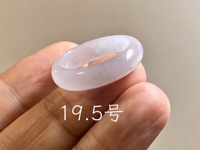 RS11-183 大粒 氷糯種 ピンクラベンダー ミャンマー産A貨本翡翠 ルース L18-43 超薄ピンクラベンダー 氷糯種 19.5号 ヒスイ ミャンマー産 A貨