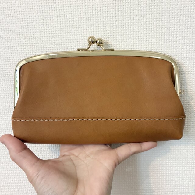 やわらか本革の親子がまぐち長財布 | iichi 日々の暮らしを心地よく
