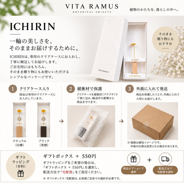 ハスの実オブジェ｜真鍮製 木製花瓶付き 新築祝い・ギフト | iichi