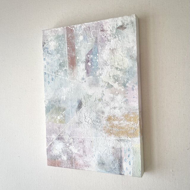 原画 抽象画『melting rainbow.」 | iichi 日々の暮らしを心地よくする