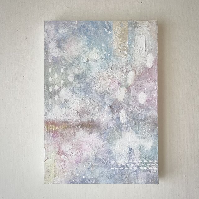 原画 抽象画『melting rainbow, a.』 | iichi 日々の暮らしを心地よく