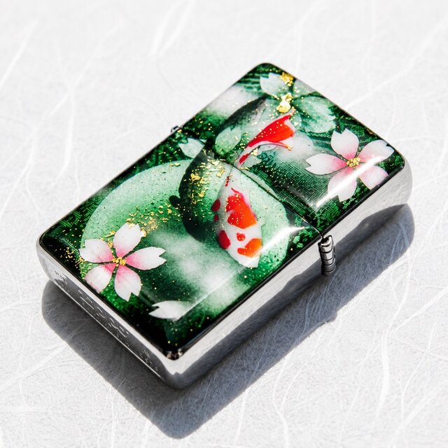 zippoケース ライター ジッポ 和柄 工芸 職人 送料無料 名入れ 桜