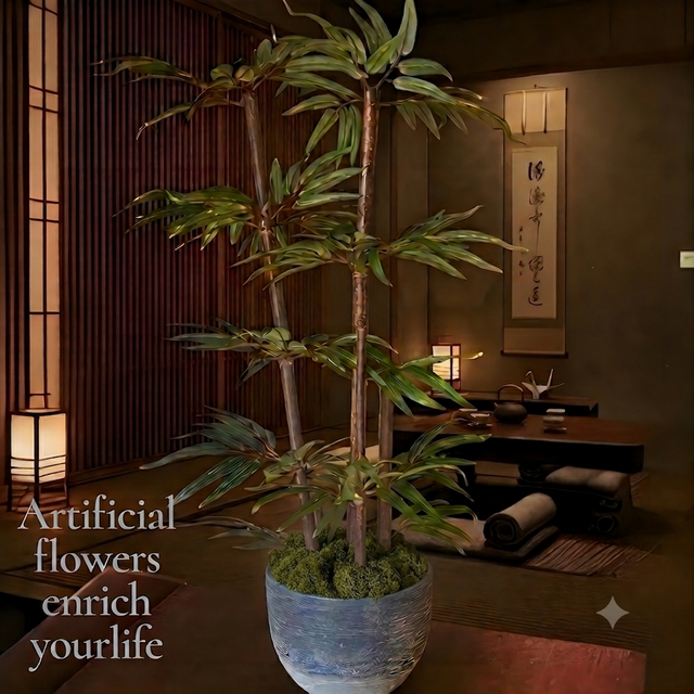 光触媒 人工観葉植物 ウォールグリーン フェイクグリーン 黒竹 | iichi