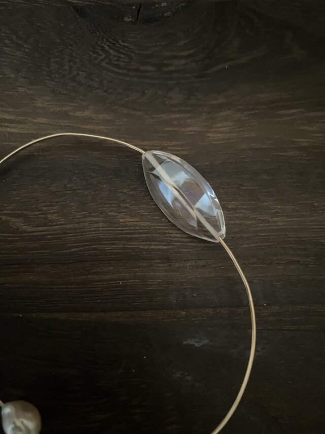 針水晶 針水晶とバロックのブレス | iichi 日々の暮らしを心地よくする