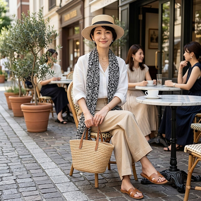 ⭐️2点売れました⭐️《モノトーンに咲く小花》大人可愛い 軽い