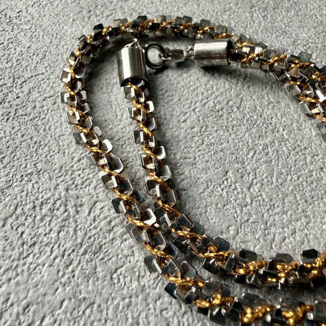 N324-ヴィンテージネックレス U.S.A. 1970-80s 2-Way Necklace