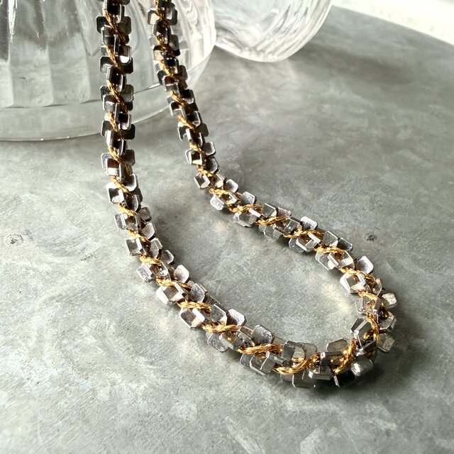 N324-ヴィンテージネックレス U.S.A. 1970-80s 2-Way Necklace 