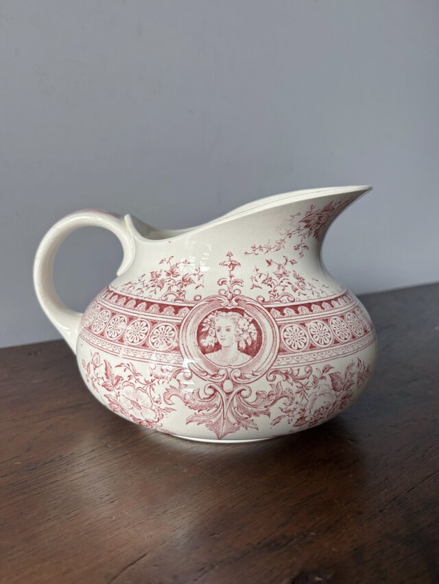 Sarreguemines Parisia パリシア ブロ ピシェ 花瓶 花器 フランス