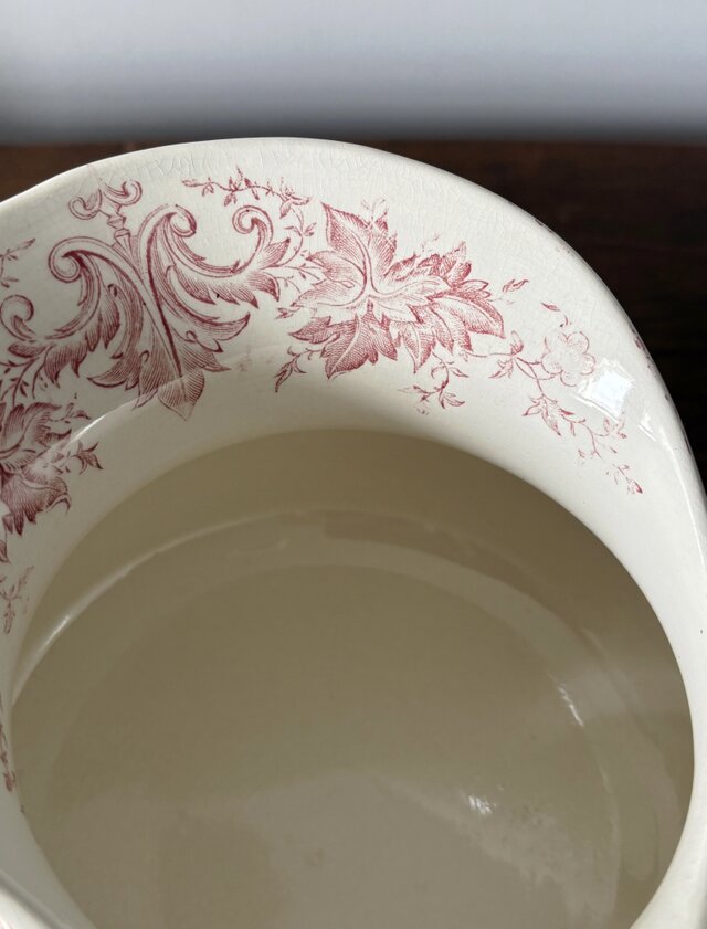Sarreguemines Parisia パリシア ブロ ピシェ 花瓶 花器 フランス