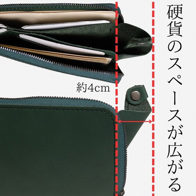 KUROKAWA Claccino L-ZIP2 長財布 クラッチーノ 牛革 本革 薄型 日本製