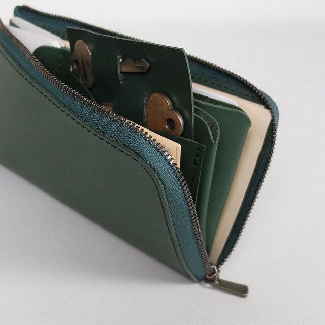 KUROKAWA Claccino L-ZIP2 長財布 クラッチーノ 牛革 本革 薄型 日本製