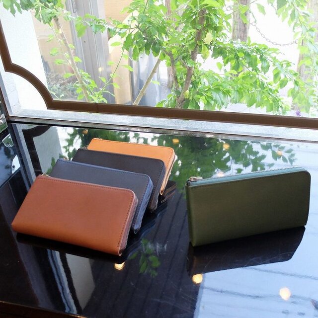 KUROKAWA Claccino L-ZIP2 長財布 クラッチーノ 牛革 本革 薄型 日本製