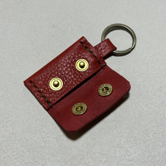 在庫品】レザーのコインケース型キーホルダー | iichi 日々の暮らしを
