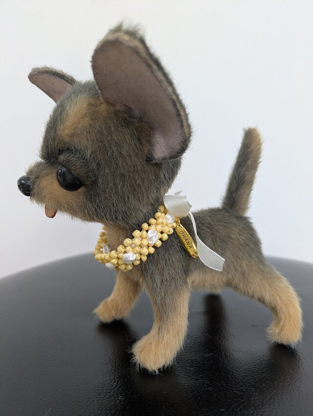 ハンドメイド* ぬいぐるみ*チワワ*舌*黒タン ハンドメイド☆ぬいぐるみ☆チワワ☆舌☆黒タン | iichi 日々の暮らし