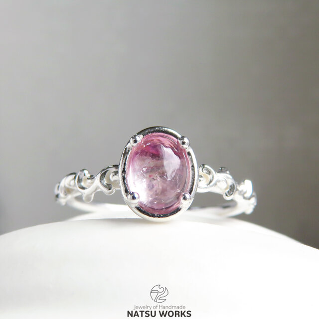 018.【Tourmaline Pearl】トルマリン パールリング バイカラー トルマリン リング / bi-color Pink Tourmaline Ring 278