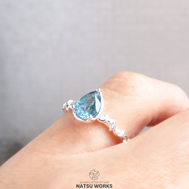 モス アクアマリン リング / Moss Aquamarine Ring 280 | iichi 日々の