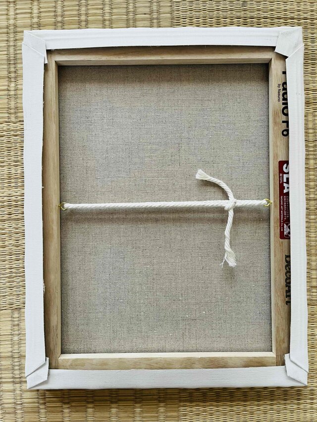 原画・油彩「田園と空 2026613」絵画 F6（32×41㎝）アート・キャンバス
