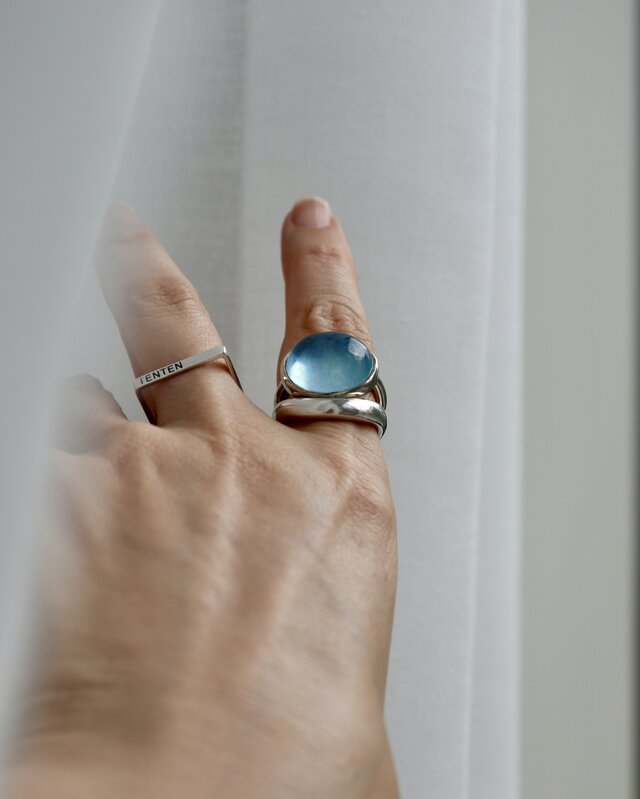 人魚のaquamarine]ring | iichi 日々の暮らしを心地よくする