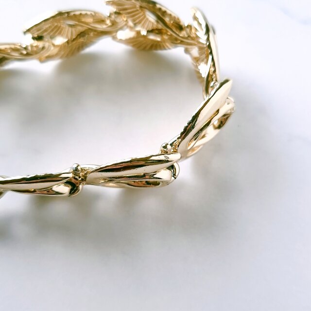 Coro》 openwork leaves コロ ヴィンテージブレスレット | iichi 日々