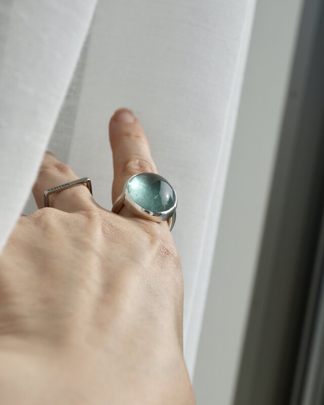 人魚のaquamarine]ring | iichi 日々の暮らしを心地よくする