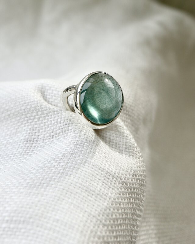 人魚のaquamarine]ring | iichi 日々の暮らしを心地よくする