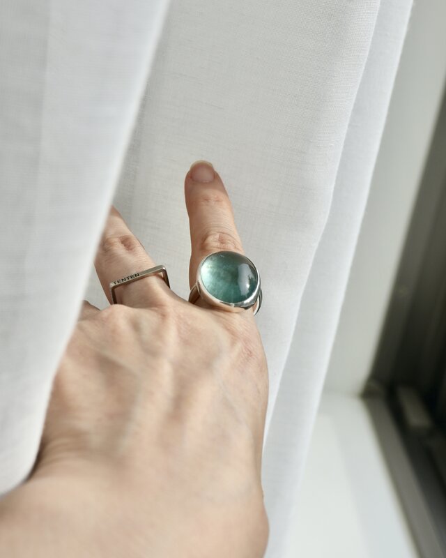 シノワビジュー studio ten ten 人魚のアクアマリンリング #12 人魚のaquamarine]ring | iichi 日々の暮らしを心地よくする