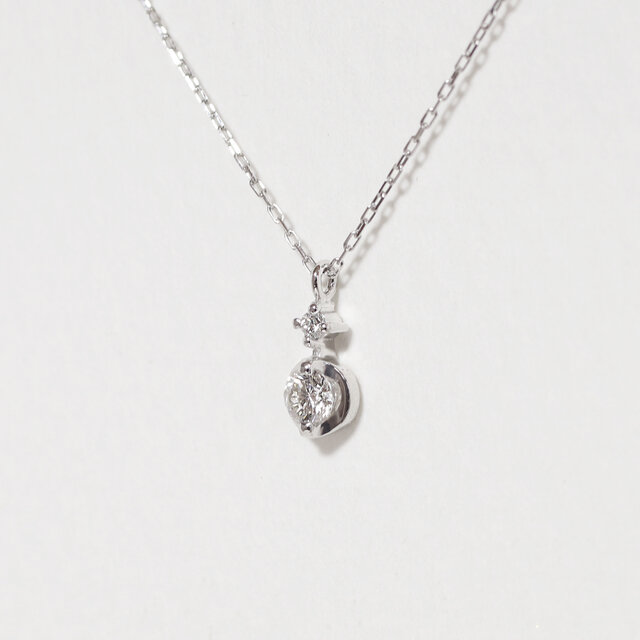 プラチナ 0.10ct ダイヤモンドペンダント Pt900 一粒天然ダイヤ