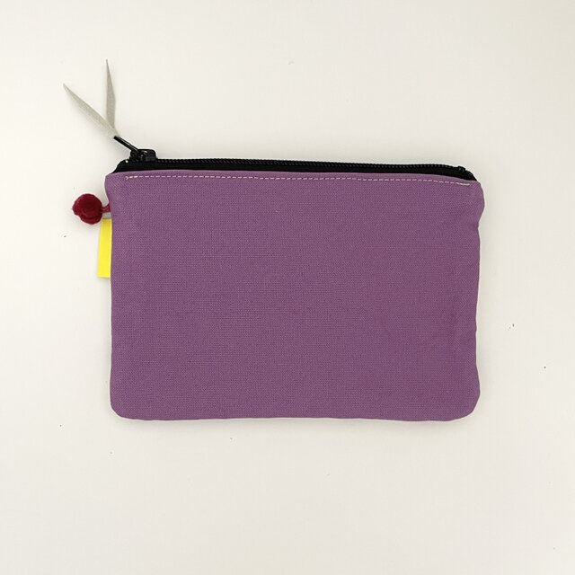 ピースワークポーチ ダイヤ柄 050 (purple/black) | iichi 日々の