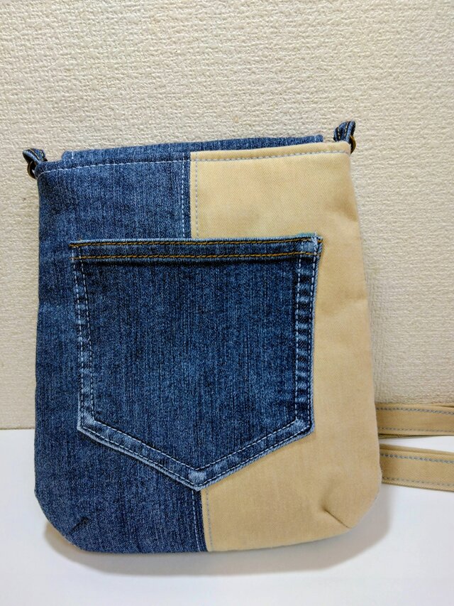 デニムリメイクショルダーバッグ 100 | iichi 日々の暮らしを心地よく