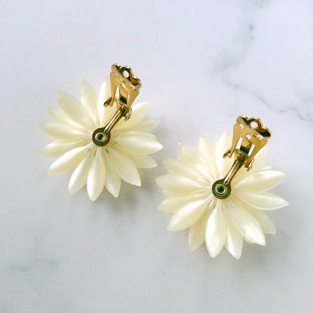 Coro》 pastel yellow soft plastic flower コロ ヴィンテージ 