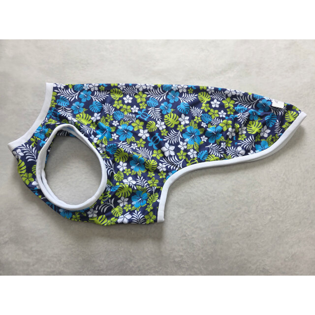 犬服 S様オーダーメイド品：ウィペット用接触冷感ニットのタンク