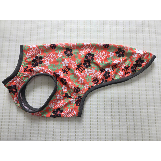 犬服 S様オーダーメイド品：ウィペット用接触冷感ニットのタンク