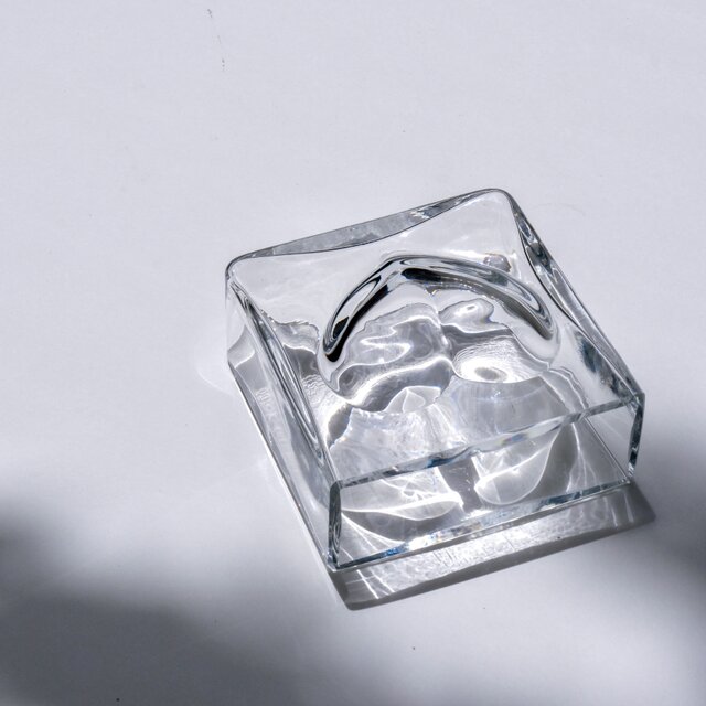Kosta Boda】Heart Glass Vase /スウェーデン製 / ヴィンテージ